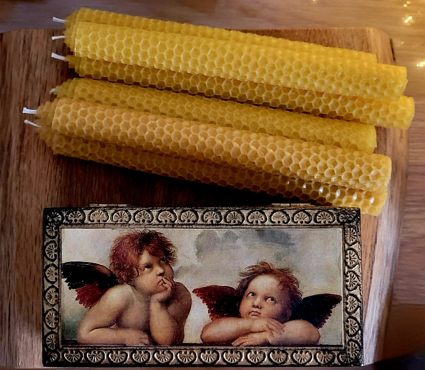 Handrolled Beeswax Candles (Set of 3)