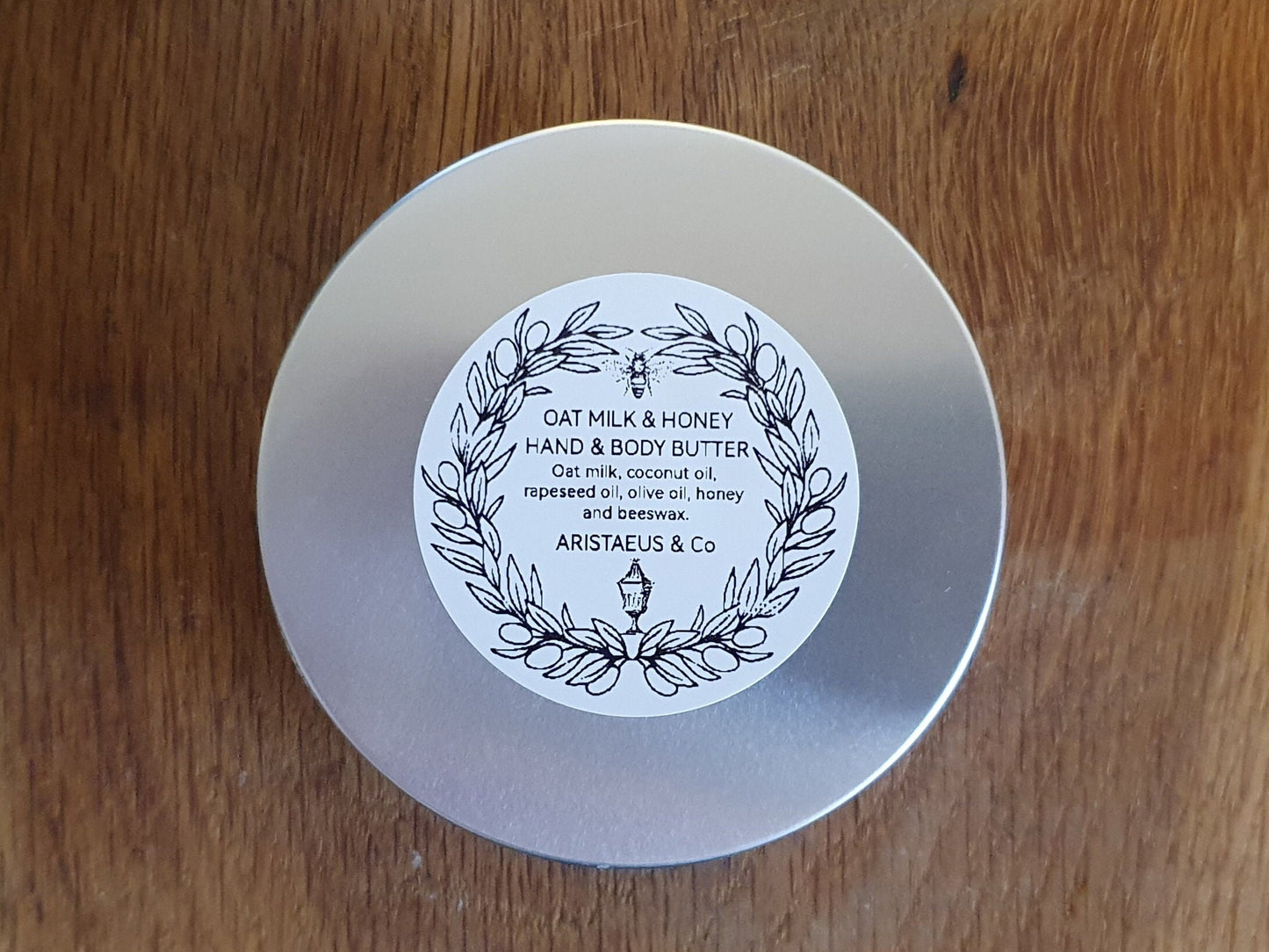 All Natural Hand & Body Butter with Oat Milk (100ml)